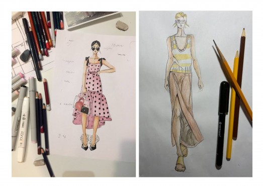 Дизайнер одежды: базовый курс – работы студентов - 12